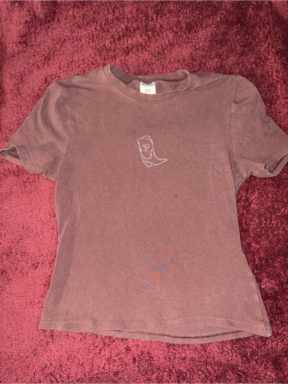 PINK Victoria's Secret Girls' Short Sleeve Tee in Mauve